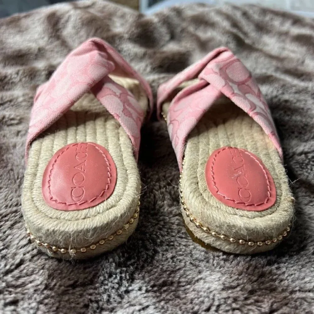 COACH Charli Espadrille Size 5.5 - Picture 4 of 8